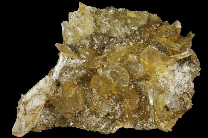 Selenite Crystal Cluster (Fluorescent) - Peru #94628